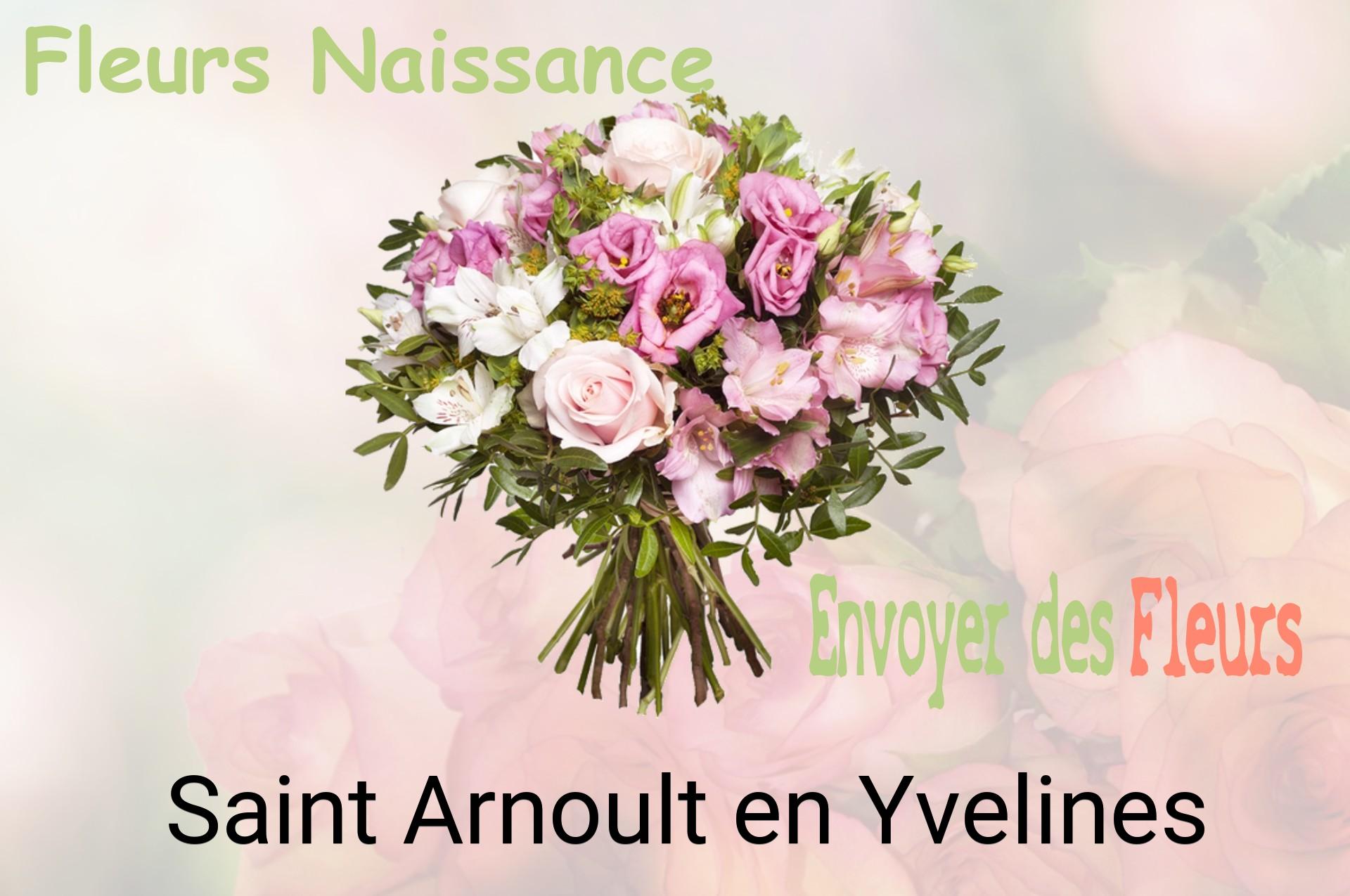 Bouquet de fleurs de naissance livré à Saint-Arnoult-en-Yvelines